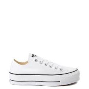 Platform white converse